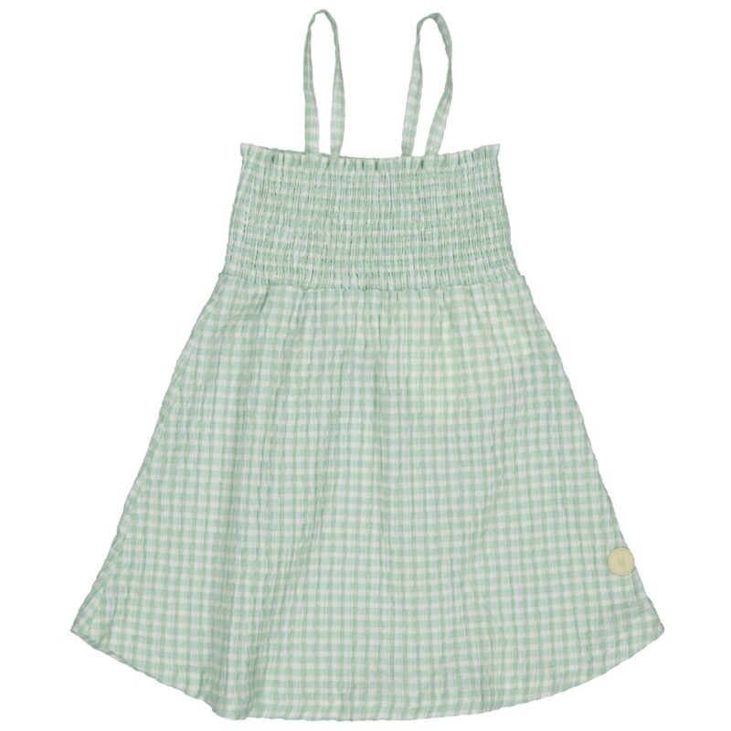 LEVV Little Meisjes jurk - Valora - AOP Mint groen geruit LEVV Little Meisjes jurk - Valora - AOP Mint groen geruit 100% Cotton