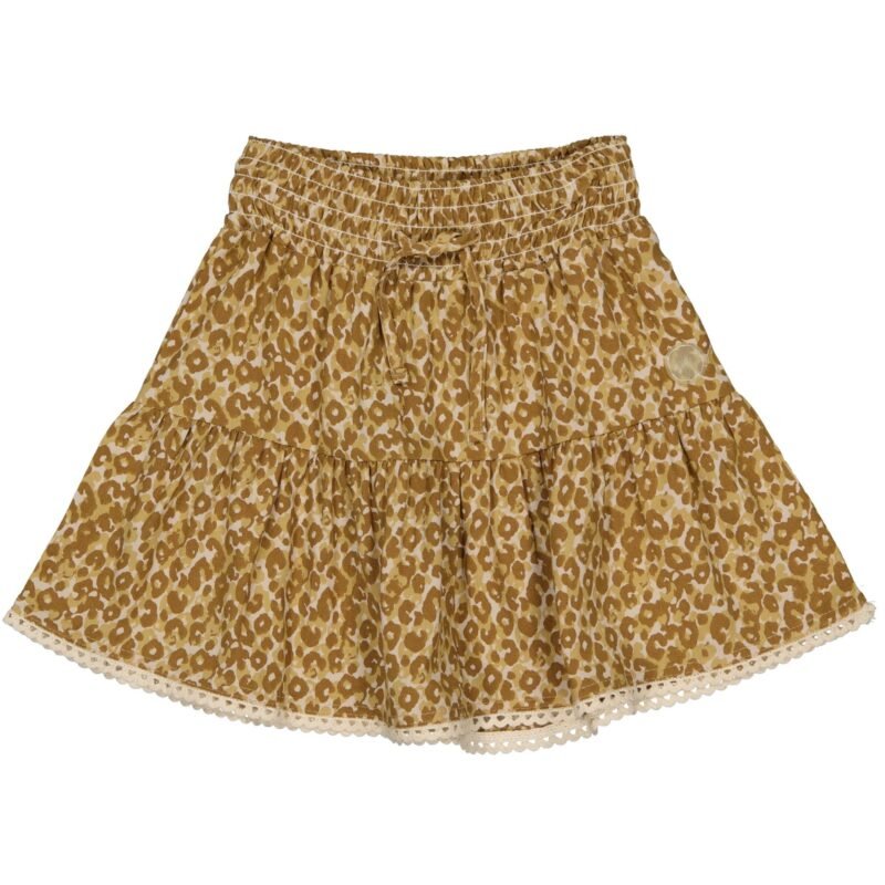 LEVV Little Meisjes rok - Evelien - AOP Creme luipaard LEVV Little Meisjes rok - Evelien - AOP Creme luipaard100%viscose