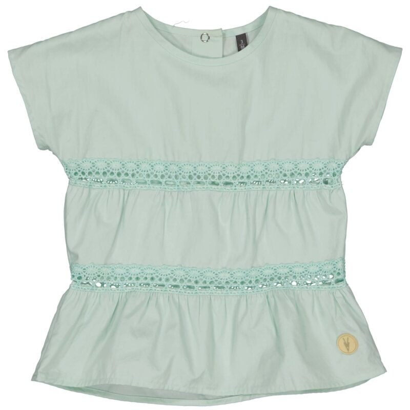 LEVV Little Meisjes t-shirt - Veerne - Mint groen LEVV Little Meisjes t-shirt - Veerne - Mint groen 100% Cotton