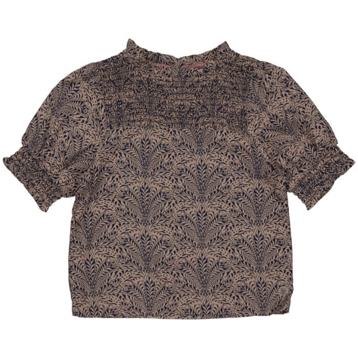 LEVV Meisjes Top - Karen - AOP grafisch taupe LEVV Meisjes Top - Karen - AOP grafisch taupeMateriaal 100% Viscose