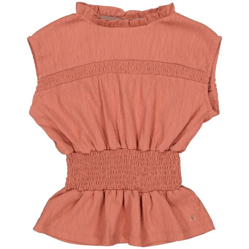 LEVV Meisjes blouse - Kathi - Oud roze LEVV Meisjes blouse - Kathi - Oud rozeMateriaal 97% Polyester 3% Elastan