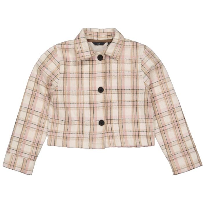 LEVV Meisjes jas - Filia - AOP geruit multi LEVV Meisjes jas - Filia - AOP geruit multiMateriaal - 100% Cotton
