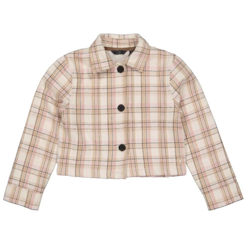 LEVV Meisjes jas - Filia - AOP geruit multi LEVV Meisjes jas - Filia - AOP geruit multiMateriaal - 100% Cotton