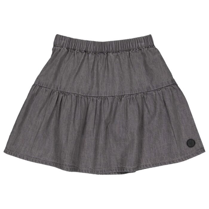 LEVV Meisjes jeans rok - Trijn - Licht grijs LEVV Meisjes jeans rok - Trijn - Licht grijs 95% Cotton 5% Elasthan