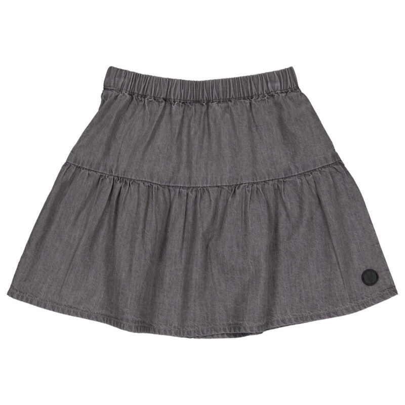 LEVV Meisjes jeans rok - Trijn - Licht grijs LEVV Meisjes jeans rok - Trijn - Licht grijs 95% Cotton 5% Elasthan