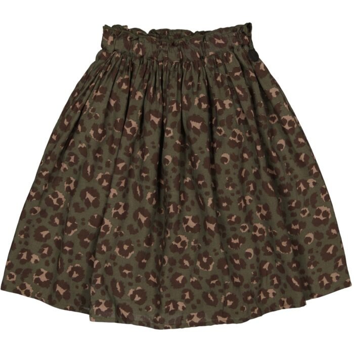 LEVV Meisjes rok - Annebel - AOP groen luipaard LEVV Meisjes rok - Annebel - AOP groen luipaard100% Viscose + 100% Katoen