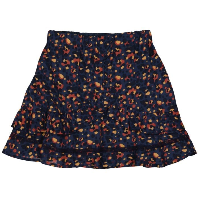 LEVV Meisjes rok - Ashley - AOP blauw stippen LEVV Meisjes rok - Ashley - AOP blauw stippen100% Viscose + 100% Katoen