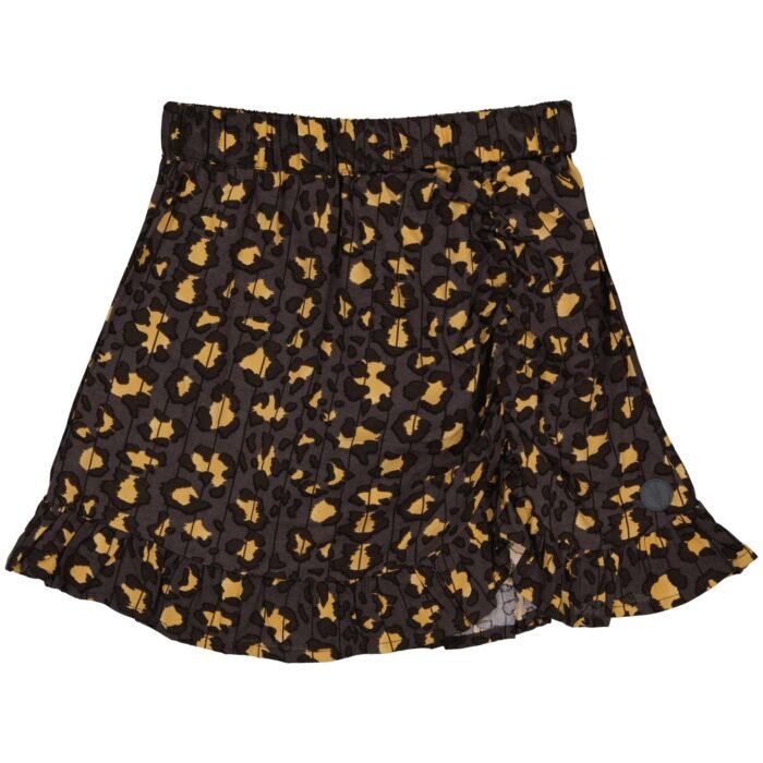 LEVV Meisjes rok - Asya - AOP grijs luipaard LEVV Meisjes rok - Asya - AOP grijs luipaard100% Viscose