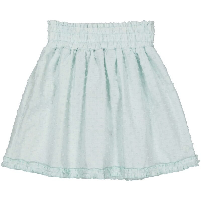LEVV Meisjes rok - Dunya - AOP Blauw mist dust LEVV Meisjes rok - Dunya - AOP Blauw mist dust100%katoen