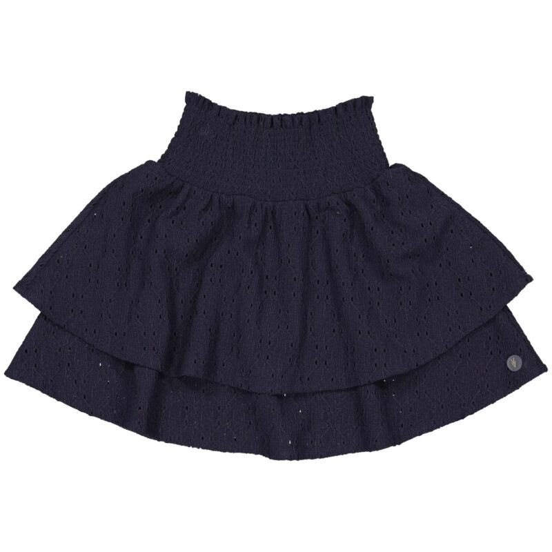 LEVV Meisjes rok - Kent - Nacht blauw LEVV Meisjes rok - Kent - Nacht blauwMateriaal 99% Polyester 1% Elastan