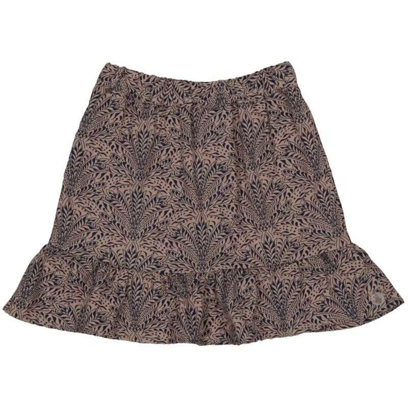 LEVV Meisjes rok - Kera - AOP grafisch taupe LEVV Meisjes rok - Kera - AOP grafisch taupeMateriaal 100% Viscose