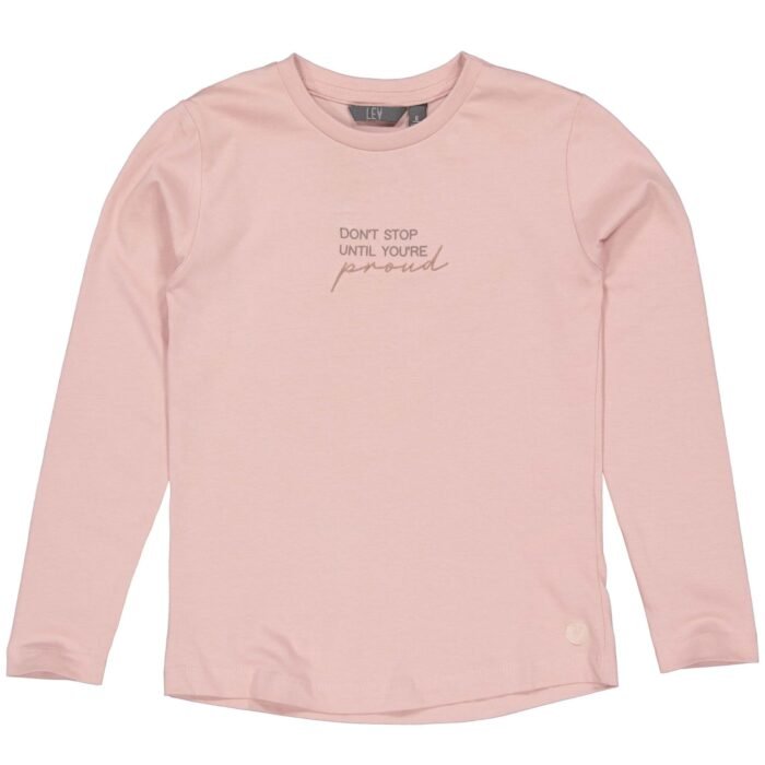 LEVV Meisjes shirt - Fanou - Pastel roze LEVV Meisjes shirt - Fanou - Pastel rozeMateriaal - 100% Cotton