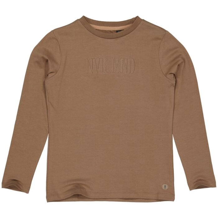 LEVV Meisjes shirt - Fieke - Bruin LEVV Meisjes shirt - Fieke - BruinMateriaal - 95% Cotton / 5% Elasthan