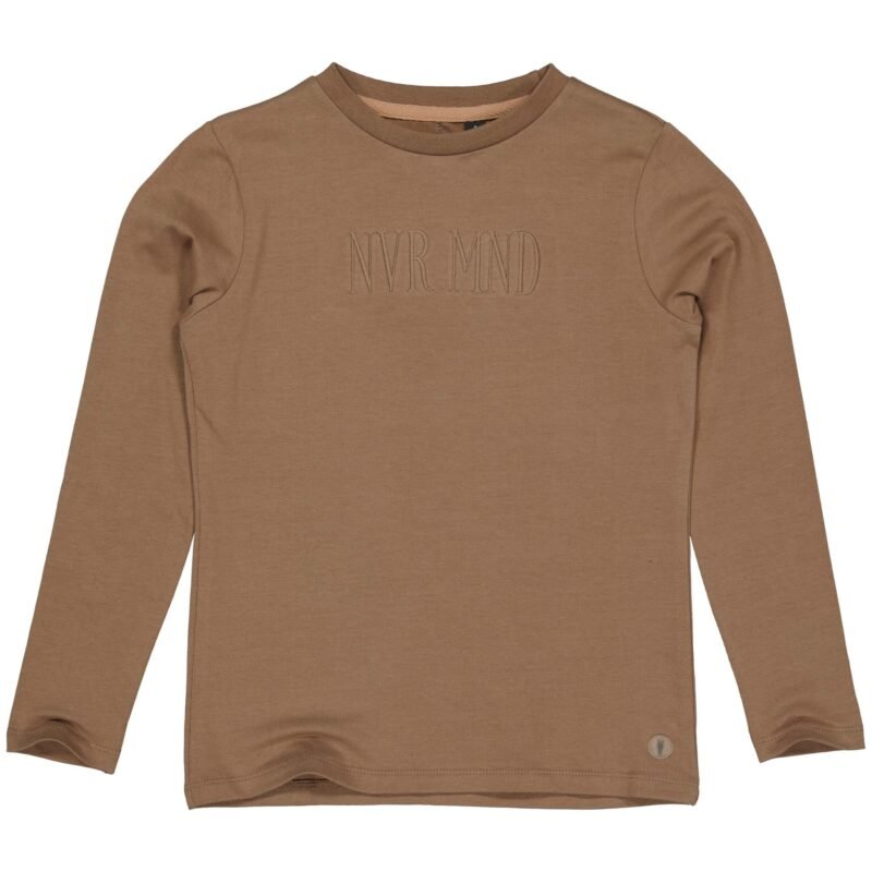 LEVV Meisjes shirt - Fieke - Bruin LEVV Meisjes shirt - Fieke - BruinMateriaal - 95% Cotton / 5% Elasthan