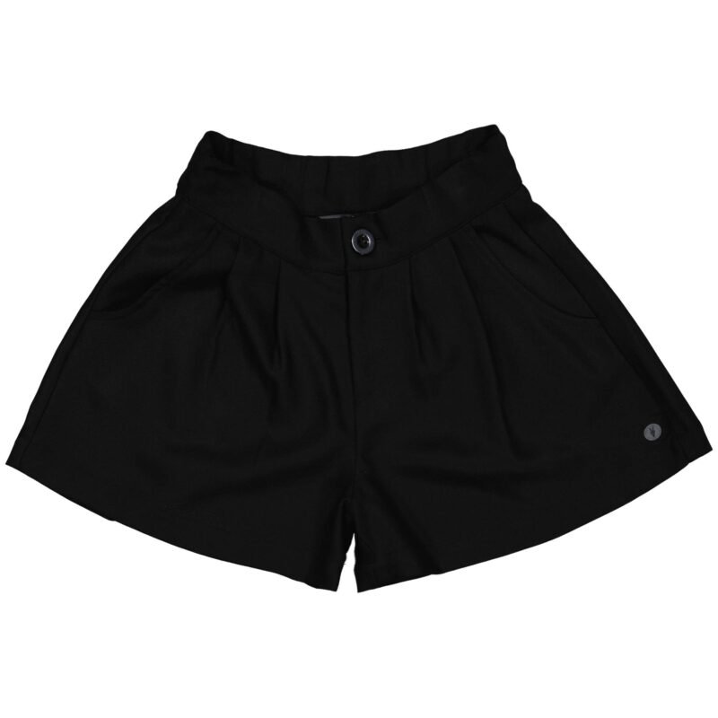LEVV Meisjes short - Froukje - Zwart LEVV Meisjes short - Froukje - ZwartMateriaal - 100% Polyester