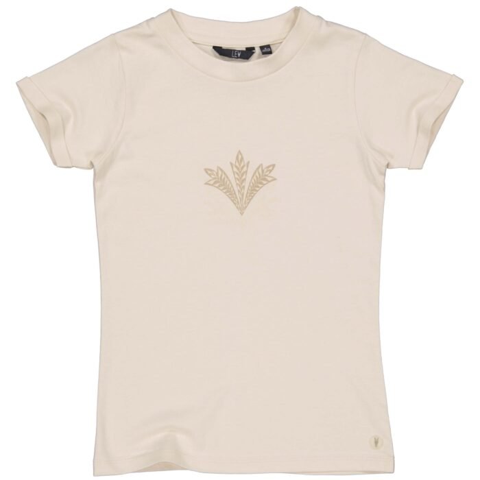 LEVV Meisjes t-shirt - Karmi - Ivoor wit LEVV Meisjes t-shirt - Karmi - Ivoor witMateriaal 100% Cotton