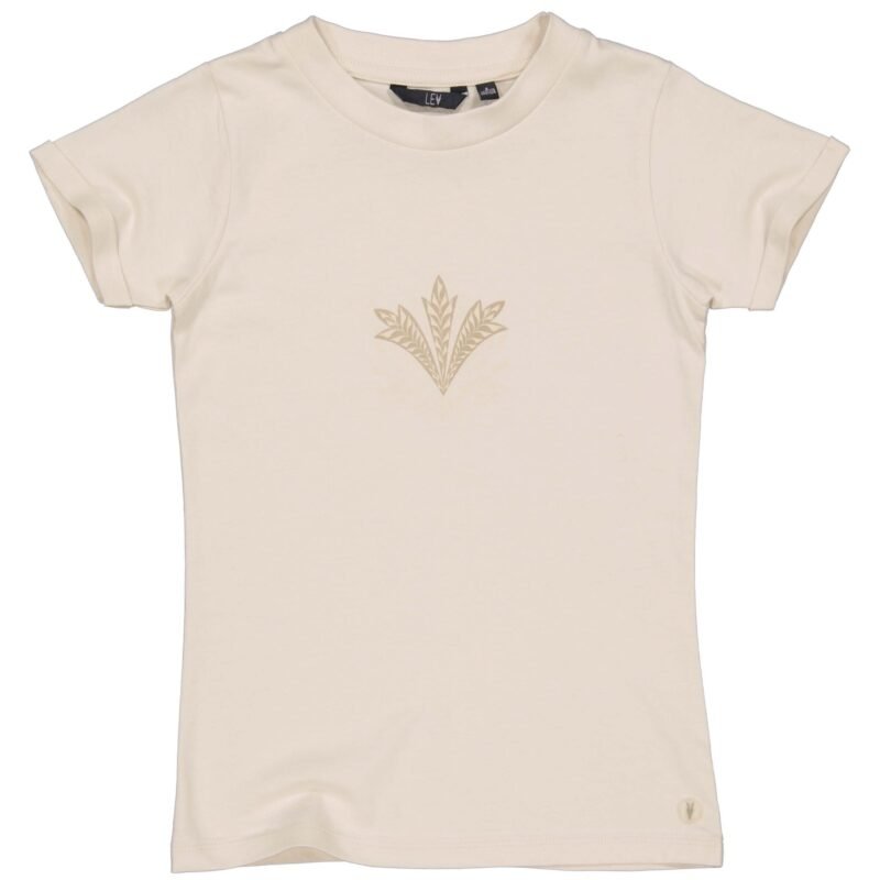 LEVV Meisjes t-shirt - Karmi - Ivoor wit LEVV Meisjes t-shirt - Karmi - Ivoor witMateriaal 100% Cotton