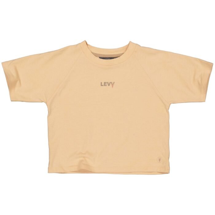 LEVV Meisjes t-shirt - Katie - Zacht geel LEVV Meisjes t-shirt - Katie - Zacht geelMateriaal 100% Cotton
