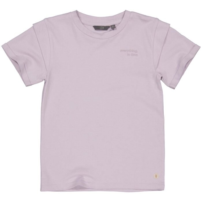 LEVV Meisjes t-shirt - Kayra - Violet LEVV Meisjes t-shirt - Kayra - VioletMateriaal 100% Cotton