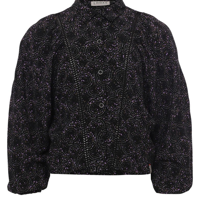 LOOXS 10sixteen Meisjes blouse - Amethyst paars LOOXS 10sixteen Meisjes blouse - Amethyst paars 100% Viscose