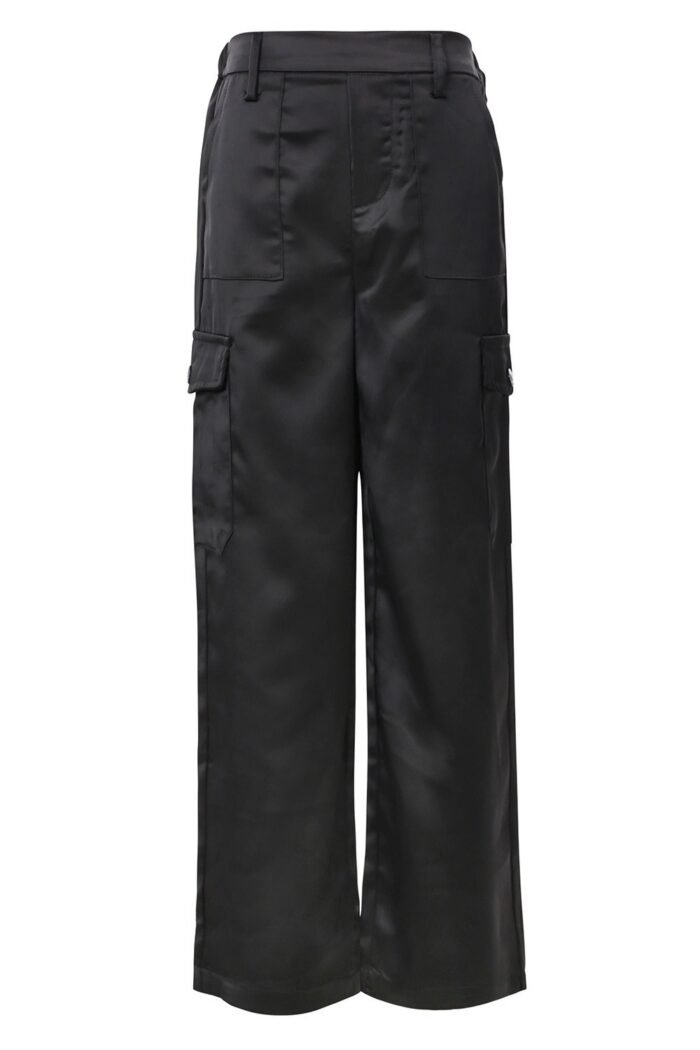 LOOXS 10sixteen Meisjes cargo broek - Zwart LOOXS 10sixteen Meisjes cargo broek - ZwartMateriaal 97% Polyester 3% Spandex