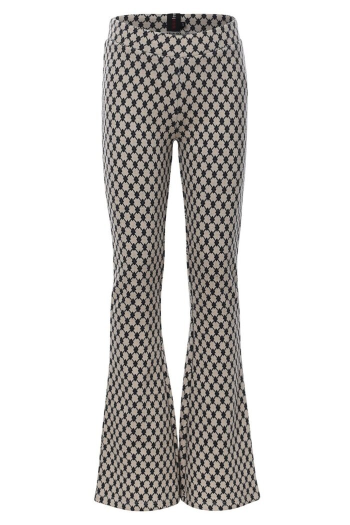 LOOXS 10sixteen Meisjes flair broek - Groen blauw mini jaquard LOOXS 10sixteen Meisjes flair broek - Groen blauw mini jaquardMateriaal 90% Cotton 8% Polyester 2% Lycra