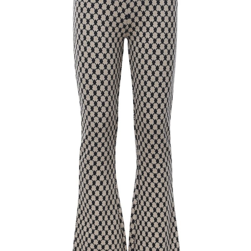 LOOXS 10sixteen Meisjes flair broek - Groen blauw mini jaquard LOOXS 10sixteen Meisjes flair broek - Groen blauw mini jaquardMateriaal 90% Cotton 8% Polyester 2% Lycra