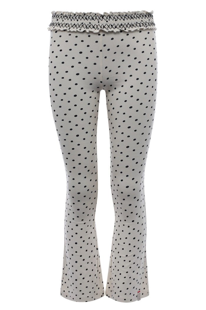LOOXS 10sixteen Meisjes flair broek fancy dot - Cream LOOXS 10sixteen Meisjes flair broek fancy dot - Cream95% Cotton 5% ea