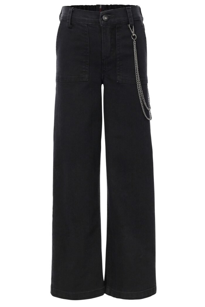 LOOXS 10sixteen Meisjes jeans broek - Zwart LOOXS 10sixteen Meisjes jeans broek - ZwartMateriaal 78% COTTON 21% POLYESTER 1% SPANDEX