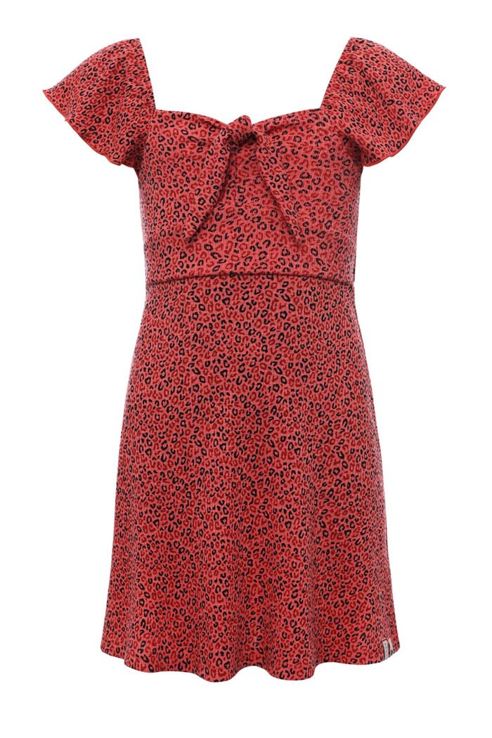 LOOXS 10sixteen Meisjes jurk - Papaya LOOXS 10sixteen Meisjes jurk - Papaya35% Cotton 65% Polyester