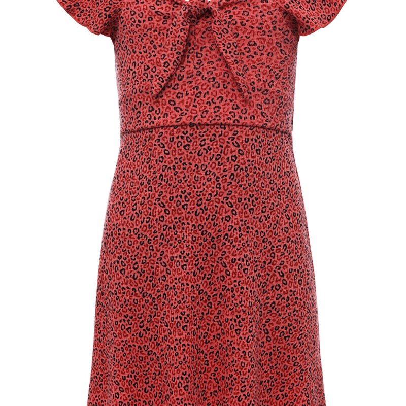 LOOXS 10sixteen Meisjes jurk - Papaya LOOXS 10sixteen Meisjes jurk - Papaya35% Cotton 65% Polyester