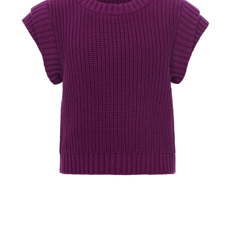 LOOXS 10sixteen Meisjes spencer - Paars LOOXS 10sixteen Meisjes spencer - PaarsMateriaal 60% Cotton 40% Acrylic