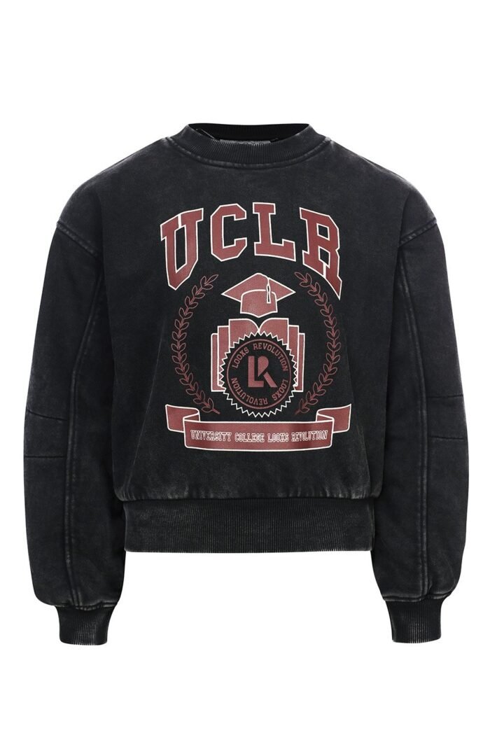 LOOXS 10sixteen Meisjes sweater - Acid zwart LOOXS 10sixteen Meisjes sweater - Acid zwartMateriaal 87% Cotton 13% Polyester