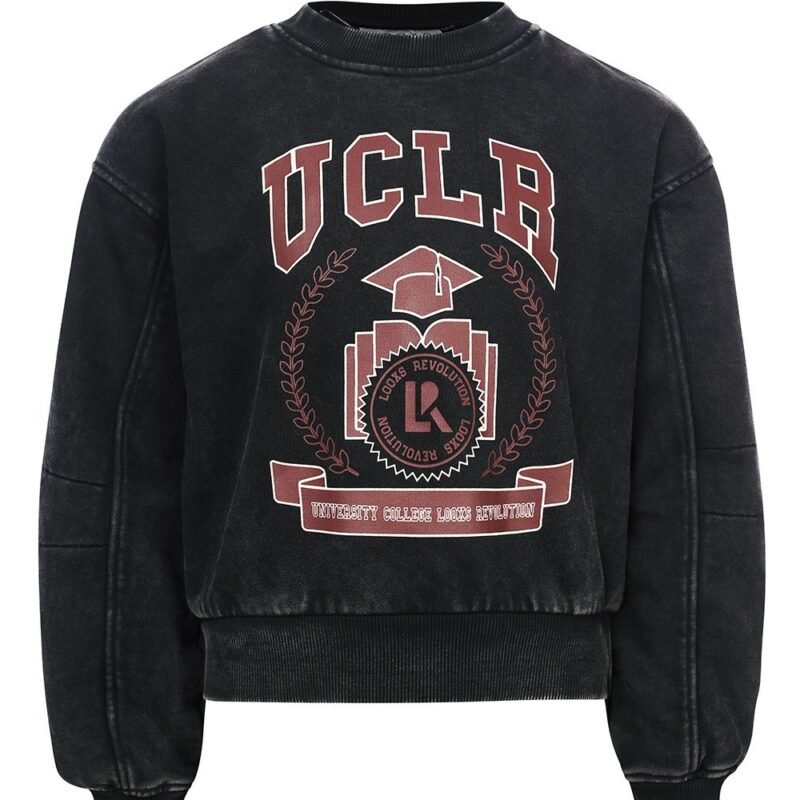 LOOXS 10sixteen Meisjes sweater - Acid zwart LOOXS 10sixteen Meisjes sweater - Acid zwartMateriaal 87% Cotton 13% Polyester