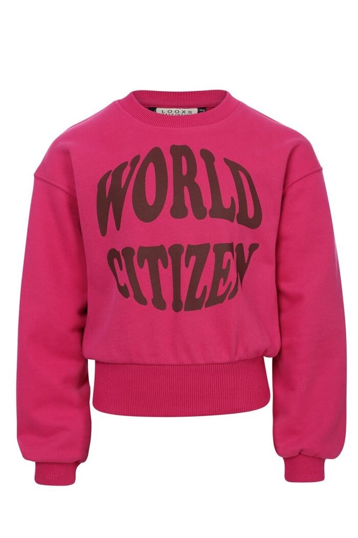LOOXS 10sixteen Meisjes sweater - Barbie roze LOOXS 10sixteen Meisjes sweater - Barbie rozeMateriaal 87% Cotton 13% Polyester