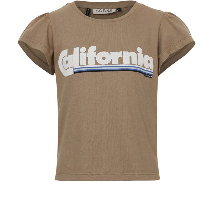 LOOXS 10sixteen Meisjes t-shirt - Aarde LOOXS 10sixteen Meisjes t-shirt - AardeMateriaal 100% Cotton