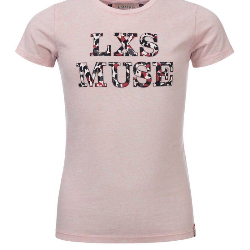 LOOXS 10sixteen Meisjes t-shirt - Bleek roze LOOXS 10sixteen Meisjes t-shirt - Bleek roze Materiaal = 95% Cotton