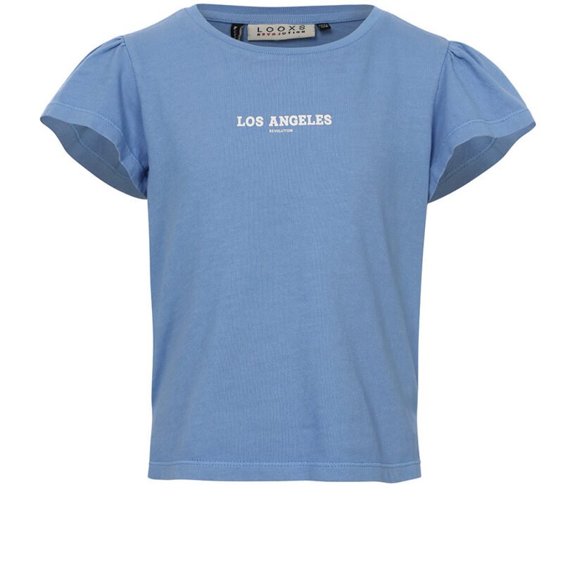 LOOXS 10sixteen Meisjes t-shirt - Sky blauw LOOXS 10sixteen Meisjes t-shirt - Sky blauwMateriaal 100% Cotton