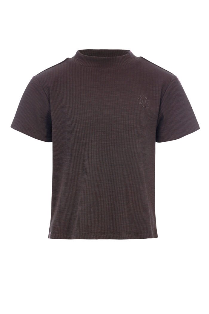 LOOXS 10sixteen Meisjes t-shirt rib loose slub - Antraciet LOOXS 10sixteen Meisjes t-shirt rib loose slub - AntracietMateriaal 65% Polyester 35% Cotton 200GSM