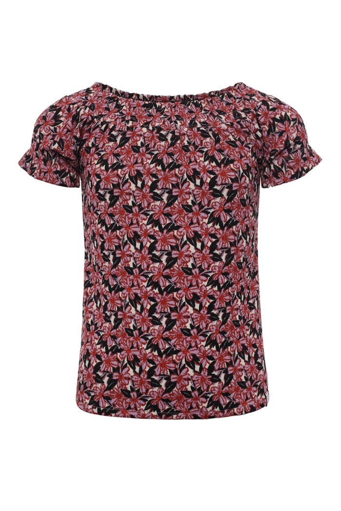 LOOXS 10sixteen Meisjes top crinkle - Hawaii bloemen LOOXS 10sixteen Meisjes top crinkle - Hawaii bloemen98% polyester 2% elastan
