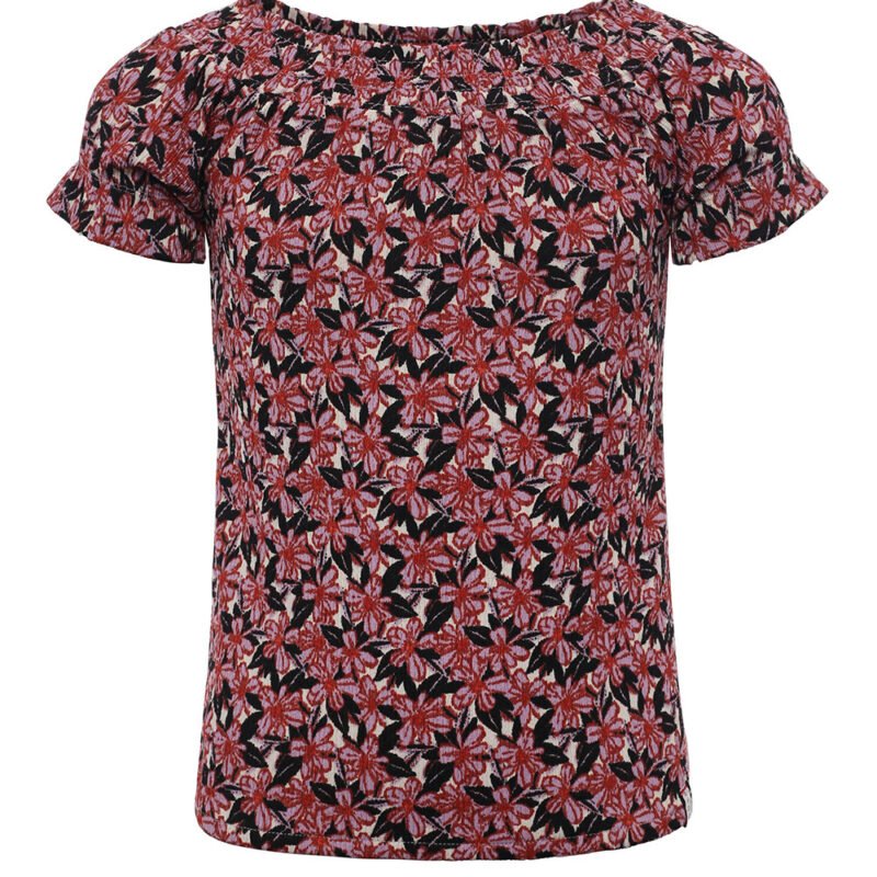 LOOXS 10sixteen Meisjes top crinkle - Hawaii bloemen LOOXS 10sixteen Meisjes top crinkle - Hawaii bloemen98% polyester 2% elastan