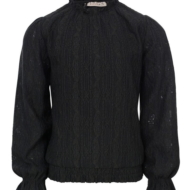 LOOXS 10sixteen Meisjes top kant - Graphite LOOXS 10sixteen Meisjes top kant - GraphiteMateriaal 98% Polyester 2% Spandex