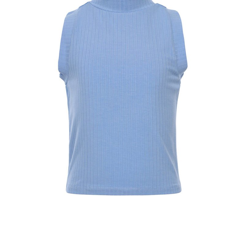 LOOXS 10sixteen Meisjes top mouwloos - Sky blauw LOOXS 10sixteen Meisjes top mouwloos - Sky blauwMateriaal Rib Jersey (pls advise composition)