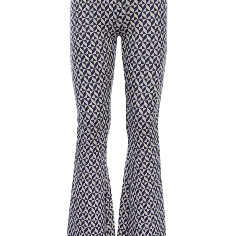 LOOXS 10sixteen Zomer flair broek meisjes jaquard - Geomatric paars/grijs LOOXS 10sixteen Zomer flair broek meisjes jaquard - Geomatric paars/grijsMateriaal 90% Cotton 8% Polyester 2%Lycra