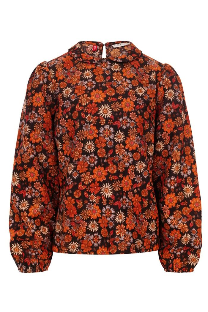 LOOXS Little Meisjes blouse retro rib - Retro floral LOOXS Little Meisjes blouse retro rib - Retro floralMateriaal 90% Polyester 8% Nylon 2% Spandex