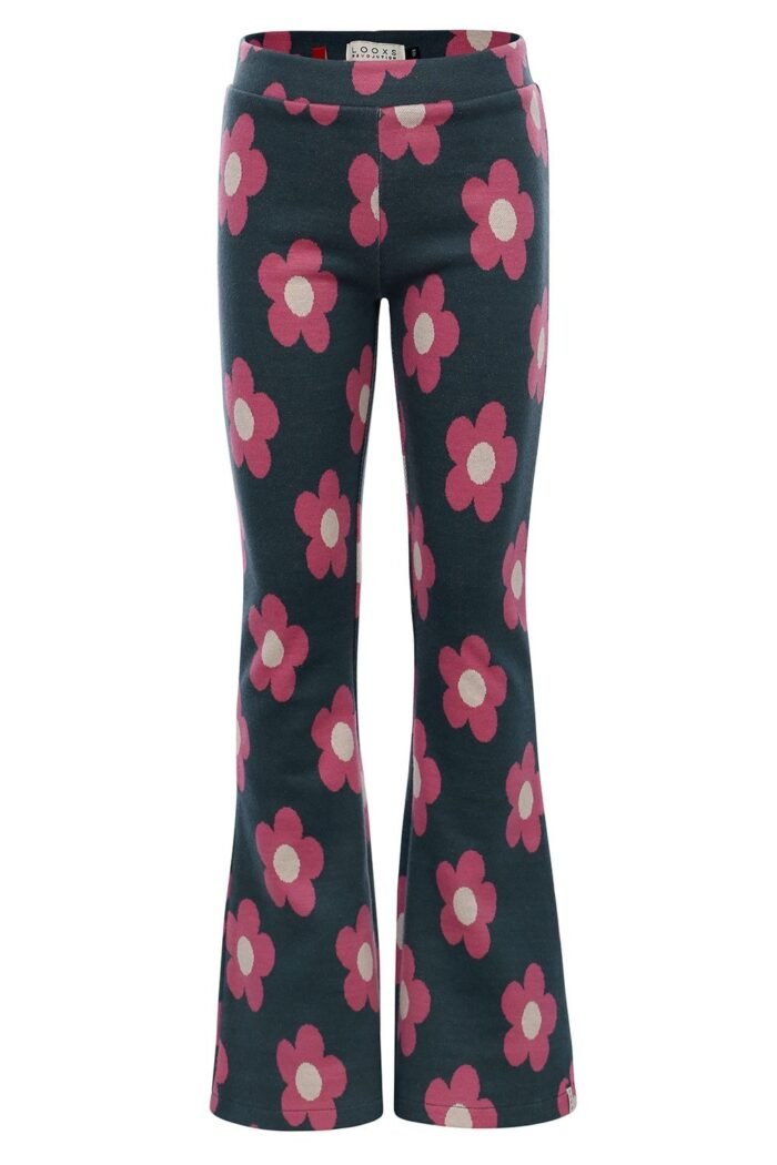 LOOXS Little Meisjes broek - Floral jacquard LOOXS Little Meisjes broek - Floral jacquardMateriaal 90% Cotton 8% Polyester 2% Lycra
