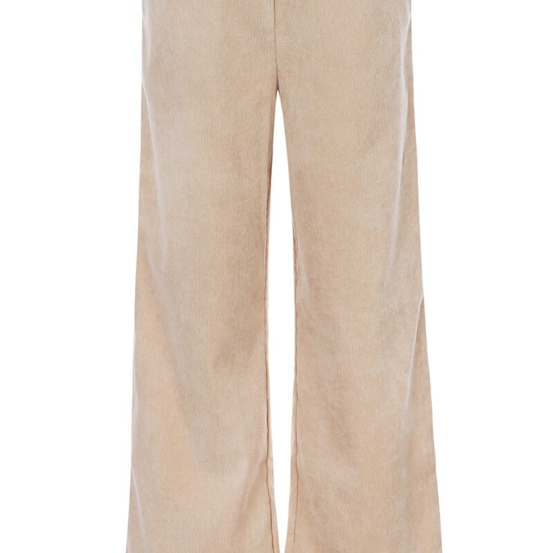 LOOXS Little Meisjes broek wide leg - Bisquit LOOXS Little Meisjes broek wide leg - BisquitMateriaal MINI RIB 100% POLYESTER