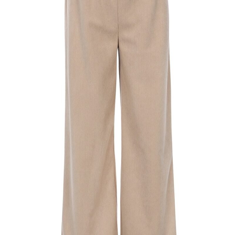 LOOXS Little Meisjes broek wideleg corduroy - Latte LOOXS Little Meisjes broek wideleg corduroy - LatteMateriaal 100% Polyester