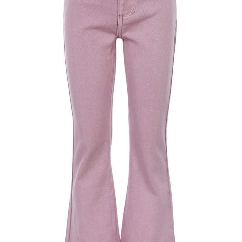 LOOXS Little Meisjes flair broek twill - Paars LOOXS Little Meisjes flair broek twill - PaarsMateriaal 98% Cotton 2% Elasthan