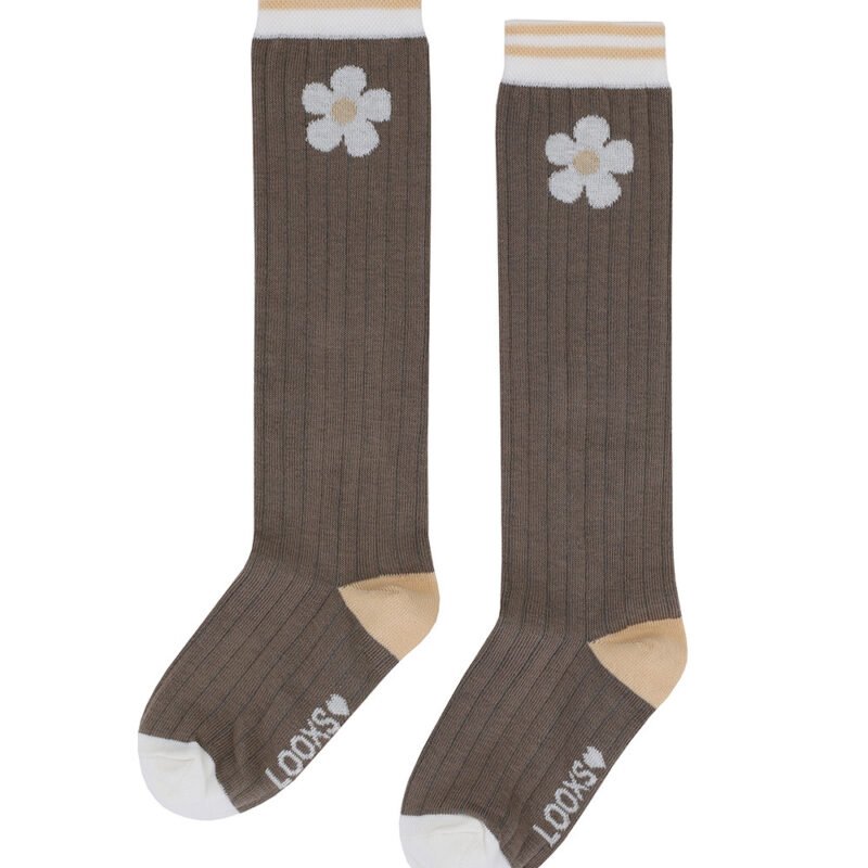 LOOXS Little Meisjes kniekousen - Moss LOOXS Little Meisjes kniekousen - Moss